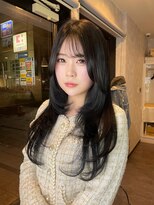 グラスヘア 石垣店(Grass Hair)&nbsp;ブルーブラック×レイヤーカット