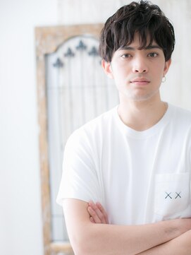 メンズヘア ビーセカンド 草加店(MENS HAIR B-2) ラフなフェザーマッシュショートB(草加)(メンズカット)