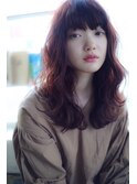 ナチュラルセミロング　パーマ　【池袋】