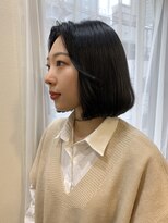 シェノン 西梅田(CHAINON)&nbsp;韓国bob、タンバルモリ、ショコラベージュ、似合わせカット＊＊