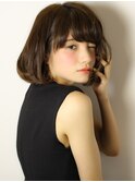 銀座大人可愛い小顔モテ髪ボブルフストカール韓国タンバルモリ