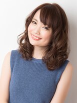 ノブヘアーデザイン 伊勢佐木町店(NOB hairdesign) 〈NOB伊勢佐木町店〉斜めバング根元カラー白髪染めグレイカラー