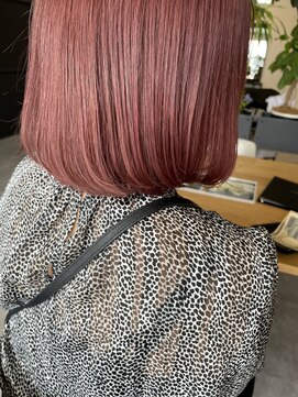 ナンバー(number+) 20代30代大人可愛い小顔ショートボブピンク