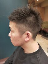 ヘアサロンアンドヘアメイクディー(hair salon hair make D)&nbsp;仙台Ｄ　刈り上げ×サイドフェード×アップバング×ツーブロック