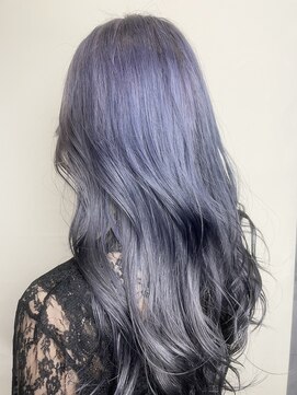 ヘアサロンエムフィス 池袋東口(HAIR SALON M Fe's) 【silver×blue】
