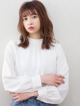 エミュー 湘南台店(emue) メルティカラー/似合わせカット/ウェーブミディアム/湘南台