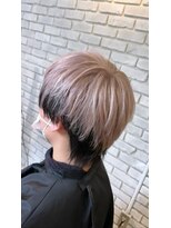 アジールヘア 池袋東口店(agir hair)&nbsp;アンブレラウルフ 束間ツーブロックマッシュアップバング池袋