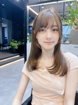 ファンナギンザ(FaNNa ginza) ☆ニュアンスカラー大人シースルーバングワンカール
