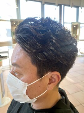 ラピッシュ 鎌ヶ谷店 ツーブロック×アップバングパーマ