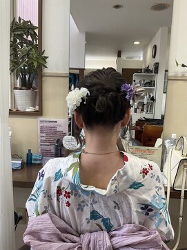 コアフィールフィス(COIFFURE fils) 新規お得クーポンあり【見附 今町】浴衣ヘアスタイル