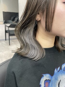 ガルフ 門前仲町(GULF) イヤリングカラー、シルバー、ホワイトラベンダー