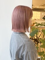 ルッツ(Lutz. hair design)&nbsp;2/17 pink beige × bob【千代田彩夏】