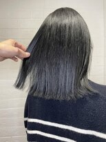 ヘアースペースブルーム プリュス 石橋店(HAIR SPACE BLOOM plus) 石橋阪大前/ブルーブラック/髪質改善カラー