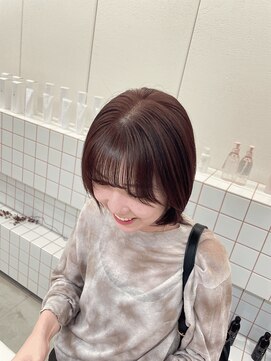 リル(re'll) 《花屋併設》オレンジブラウン［酸性ストレート/ヘアセット]