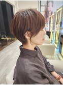 大人可愛い20代30代40代50代丸みショート田嶋003