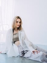 ニュイ 高槻 阪急茨木店(nui)&nbsp;イメチェンアンブレラカラー前髪ウェーブパーマこなれミディ