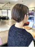 ショートパーマショートカット前髪あり前髪なし20代30代40代