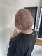 ナンバーフォーナチュラル(NO4 natural)の写真/大人気のアディクシーやイルミナカラーで外国人風の透明感を演出！負担の少ないケアカラーで手触りも抜群♪