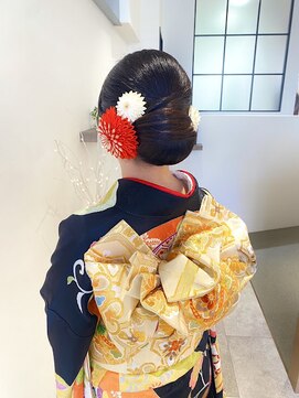 キャノン 目白本店(CANNON) ◇振り袖着付け×和装シニョン◇