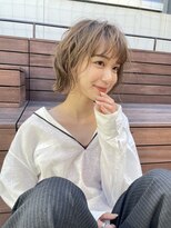 サンド 表参道(sand)&nbsp;ショートボブパーマ20代30代40代ショートパーマショート