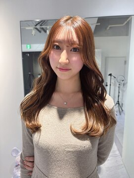 ヴィヴィー 福岡天神店(VIVIE) ワンカラーで出来る色素薄めカラー×縮毛矯正