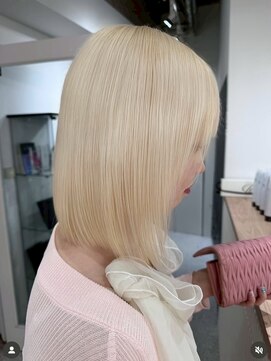 ペレ 梅田(PELE) くびれヘア／アプリコットオレンジ/夏のヘアアレンジ/梅田