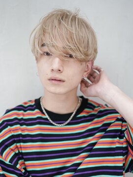 ギークス(GEEKS) 【GEEKS渋谷】ラウンドマッシュ/ブロンド/ミルクティーベージュ