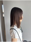 姫カットミディアムヘア