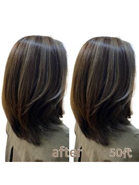 ミチイツー(導一II) 髪質改善セミトリートメント+カット+カラー4