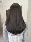 ブリーチなし透明感大人可愛いグレージュココアブラウン/今枝