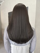 ヘアー アイス ルーチェ(HAIR ICI LUCE) ブリーチなし透明感大人可愛いグレージュココアブラウン/今枝