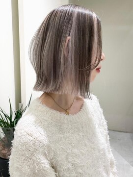 ジルブラン 土浦(JIL BLAN) ハイライトバレイヤージュダブルカラーケアブリーチ20代30代