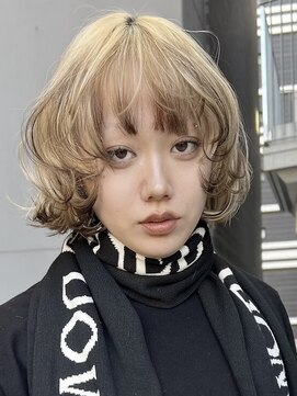 スリバー(sliver) ブリーチハイライト髪質改善ダブルカラーレイヤーカット