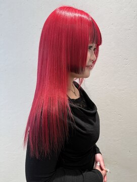 フィッツ(Fits) 赤髪×毛先カラー