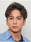 仙台アクティブショートアップバングショートフェザーパーマ短髪