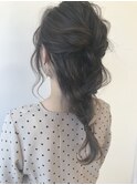 編み下ろしアレンジ♪ヘアセット