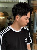 MEN’S/リバースセンターパート/ニュアンスパーマ/錦糸町駅