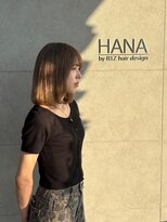ハナバイリズ(HANA by RIZ)&nbsp;ハイトーン/ボブ/ベージュブラウン