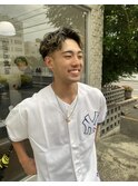 メンズハイライトパーマ