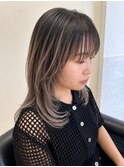 #ハッシュカット　#ミディアムレイヤー