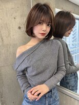 ロンドソル 四日市(Lond Sol)&nbsp;ショート/ダークパープル/顔周り/30代40代50代/四日市