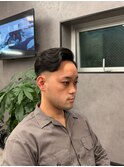 七三フェード ビジネスマン メンズカット フェードカット