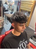 前下がりショート　フェード　メンズヘアスタイル　本厚木