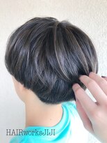 ヘアーワークス ジジ(HAIR works JIJI) ブリーチなし!ハイライト×ブルージュ