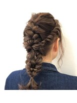 アメイジングヘアー 中沢店(AMAZING HAIR)&nbsp;簡単アレンジ/フィッシュボーン/ポニーテール/ヘアセット/抜け感