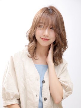 モーラ 鳳店(MOLLA) ウルフ風ウェーブミディ【夏カラー/ニュアンスカラー】