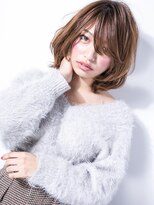 カバーヘアアンドスパ ブリス 浦和(COVER HAIR&SPA bliss)&nbsp;*bliss浦和*斜めバングとひし形シルエットの小顔くびれミディw