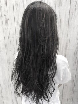 ヘア ドレス リッケ(hair dress lykke) 【lykke】脱力ロング×Highlight of Dark ash grey