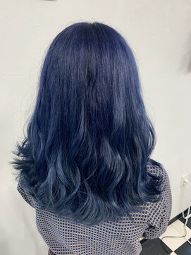 ヘアーデザインサロン スワッグ(Hair design salon SWAG) ネイビーブルー