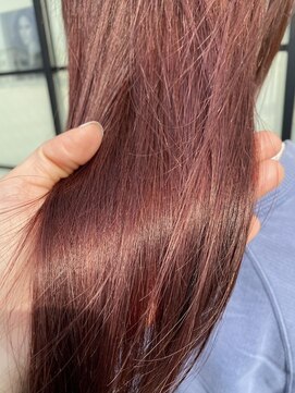 ヘアーデザイン ビビッドリンク(HAIR DESIGN VIVID link) フェミニティピンクとバイオレット